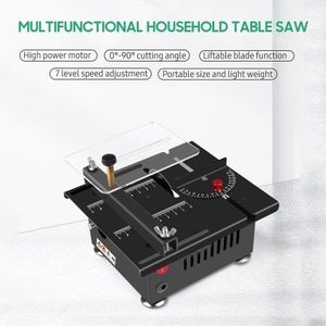 KKmoon 100W Multi-Functional Table Saw Mini Desktop Electric Saw Cutter (with blade flexible shaft and more accessories )
