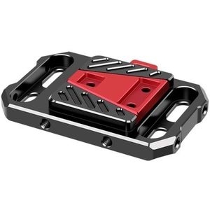 Mini-V-Montage-Batterie-Platte V-Lock-Batterie-Adapter-Aluminium-Legierung mit 1/4 Zoll 3/8 Zoll M4 Schraubloch