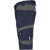 Dassy Axis Werkshort met stretch Nachtblauw/Antracietgrijs maat 42