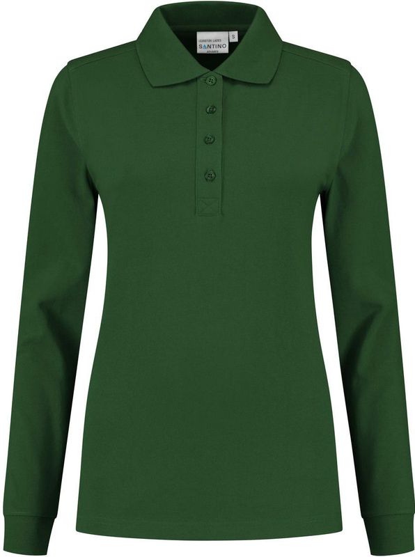 Santino Lexington Ladies Poloshirt Bottle Green maat XS