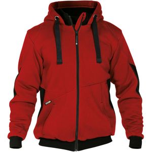 Dassy Pulse Sweatshirtjas Rood/Zwart