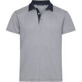 Cutter & Buck Virtue Polo Stripe Heren Dark Navy maat S