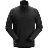 Snickers 8421 Polartec® Shed Less Fleece Jack met Halve Rits Staalgrijs maat 3XL