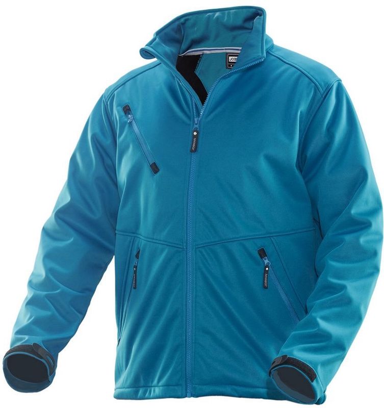 Jobman 1208 Softshell Jacket Oceaan Blauw maat XXL