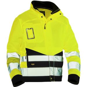 Jobman 1231 Hi-Vis Jacket Geel/Zwart