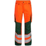 F. Engel 2543 Safety Light Ladies Trouser Repreve Orange/Green maat 44