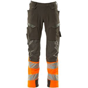 Mascot Accelerate Safe Broek met kniezakken 19179-511 - donkerantraciet/hi-vis oranje