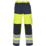 Hydrowear Idstein En20471 Broek Fluor Geel/Marine maat 44