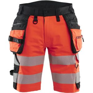 Blåkläder 1120-1648 High Vis Short 4-weg stretch High Vis Rood/Zwart maat C44