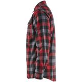 Blåkläder 3299-1152 Overhemd flanel Rood/Zwart maat XXXL