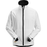 Snickers 1205 AllroundWork Winddichte Soft Shell Jack Wit maat L