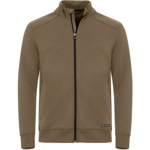 Cutter & Buck Pemberton Cardigan Full Zip Heren Khaki maat S