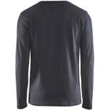 Blåkläder 3500-1042 T-shirt lange mouw Donkergrijs