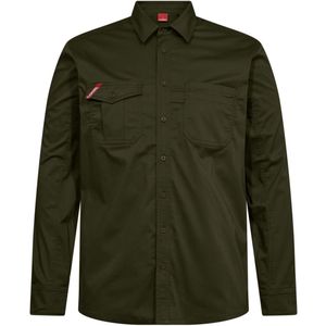F. Engel 7185-812 Extend Stretch LS Mens Shirt Forest Green maat XS
