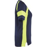 Blåkläder 3524-1030 Dames T-shirt Visible Marine/High Vis Geel maat XS