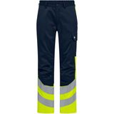 F. Engel 2322-188 Safety+ Trousers Blue ink/Yellow maat 33