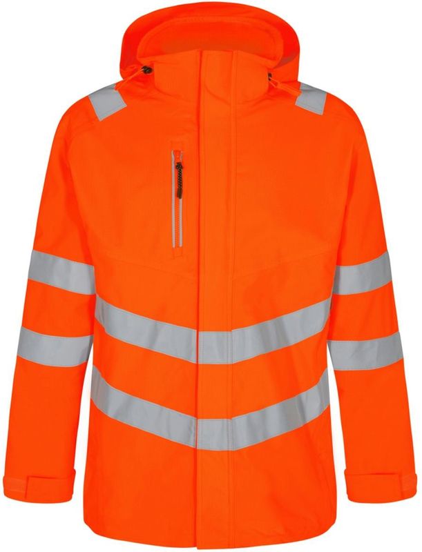 F. Engel - 1145-930 - Safety Parka - Oranje - Ademend en Waterdicht
