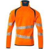 Mascot 19103-315 Fleecetrui met rits Hi-Vis Oranje/Donkerpetrol