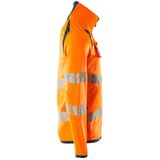 Mascot 19103-315 Fleecetrui met rits Hi-Vis Oranje/Donkerpetrol