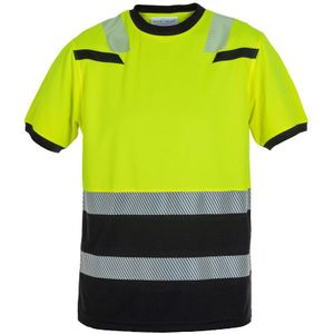 Hydrowear Tulsa T-Shirt Fluor Geel/Zwart maat XL