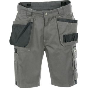 Dassy Monza Tweekleurige holsterzakkenshort Cementgrijs/Zwart maat 48