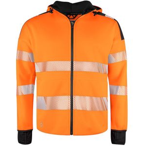 Projob 6110 Signalisatiehoodie En Iso 20471 Klasse 3 Heren Oranje/Zwart