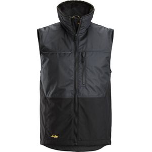 Snickers 4548 AllroundWork Winter Bodywarmer Staalgrijs/Zwart maat S