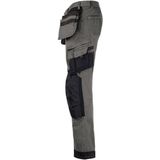 Jobman 2164 Werkbroek Stretch - Grijs/Zwart