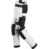 Snickers - 6251 AllroundWork - Werkbroek - Wit/Zwart - Loose Fit - Met Holsterzakken