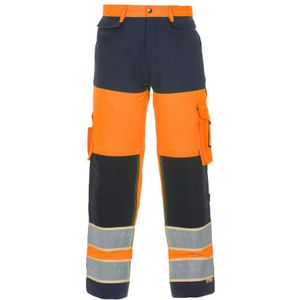 Hydrowear Idstein En20471 Broek Fluor Oranje/Marine