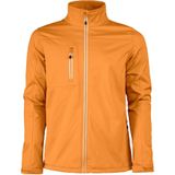 Softshell Jacket - Oranje - Drielagige - Polyester - Heren