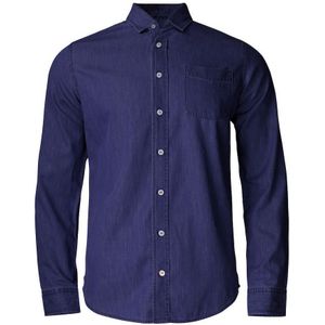 Cutter Buck Ellensburg Denim Shirt Heren 352404 - Donker Indigo