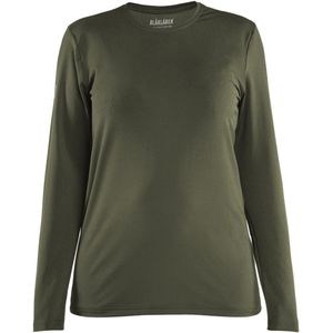 Blåkläder 3427-1126 T-shirt met lange mouwen Donker Herfstgroen maat L