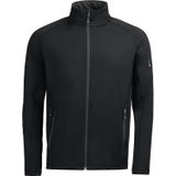 FHB Kuno Fleecejack Powerstretch Zwart maat 2XL