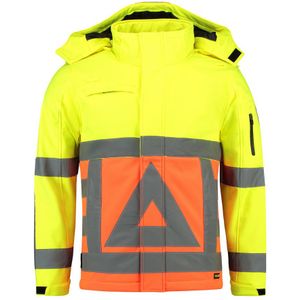 Tricorp 403002 Softshell Verkeersregelaar Fluor Oranje-Geel