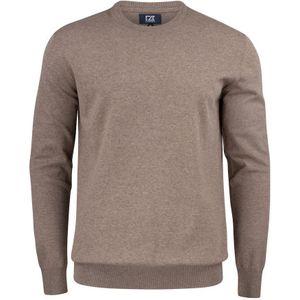 Cutter & Buck Oakville Crewneck Heren Nougat Melange