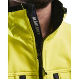 Blåkläder 4900-2517 Jack Softshell High Vis Geel/Marineblauw