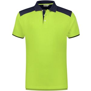 Santino Tivoli Poloshirt Lime / Real Navy