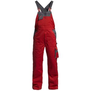 F. Engel 3600-785 Amerikaanse Overall Rood/Grijs