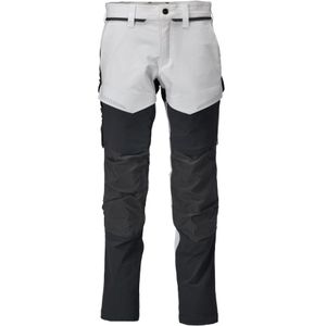 Mascot 22379-311 Broek met kniezakken Wit/Steengrijs maat 90C60