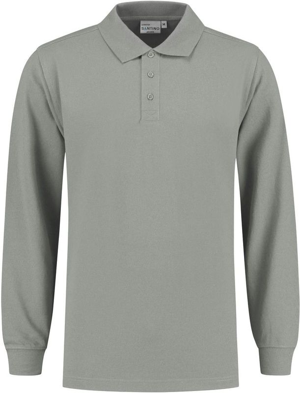 Santino Lexington Poloshirt Silver Grey maat XS