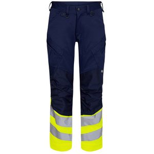 F. Engel 2546 Safety Trouser Blue Ink/Yellow maat 44