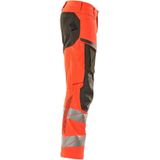 Mascot 19079-511 Broek met kniezakken Hi-Vis Rood/Donkerantraciet