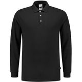 Tricorp 201017 Poloshirt Slim Fit 210 Gram Lange Mouw Zwart