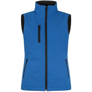 Clique Padded Softshell Bodywarmer Dames Kobalt