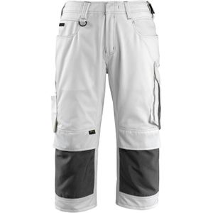 Mascot 14149-442 Driekwart broek met kniezakken Wit/Donkerantraciet