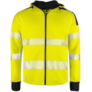 Projob 6110 Signalisatiehoodie En Iso 20471 Klasse 3 Heren Geel/Zwart