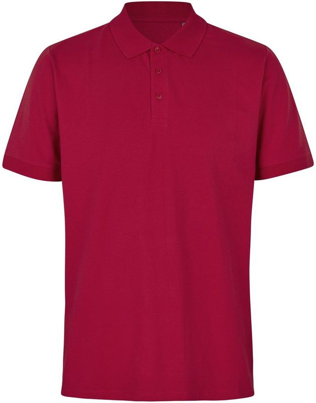 Pro Wear by Id 0586 Poloshirt biologisch katoen Rood maat S