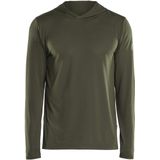 Blåkläder 3417-1126 UV-Hooded sweatshirt Donker Herfstgroen maat 4XL