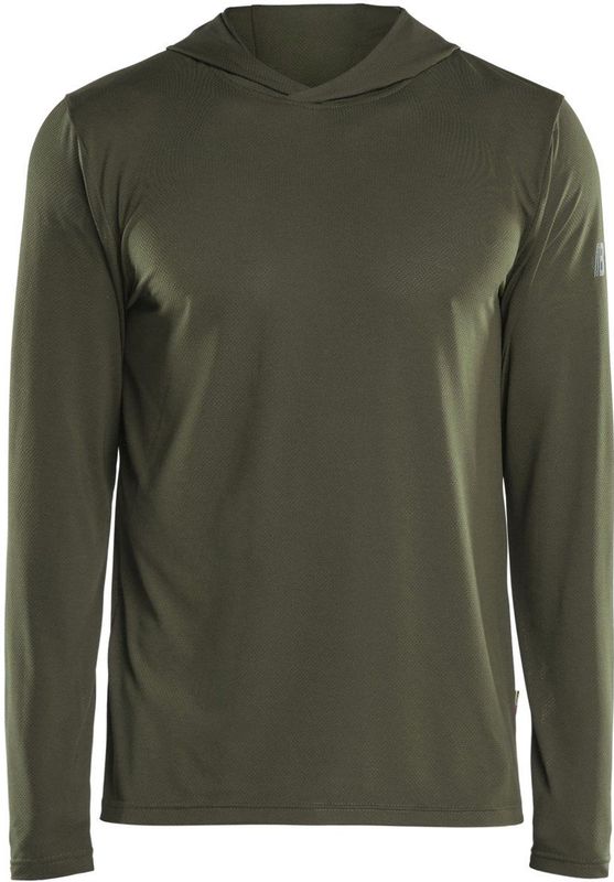 Blåkläder 3417-1126 UV-Hooded sweatshirt Donker Herfstgroen maat 4XL